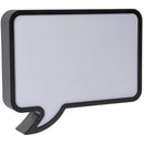 LED Lichtbox Tekstballon