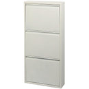 Duett Schoenenkast - 3 Vakken - Wandmontage - Wit