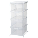 Duett Opbergtrolley - Badkamer Trolley - 4 Lades