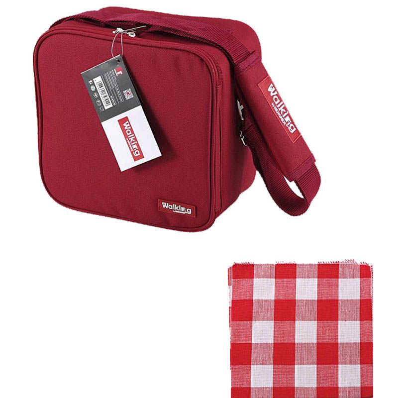 Bergner Lunchtas compleet (rood)