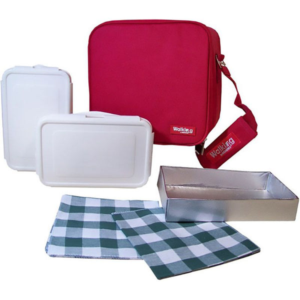 Bergner Lunchtas compleet (rood)