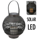 Solar lantaarn LED 23 cm - basket
