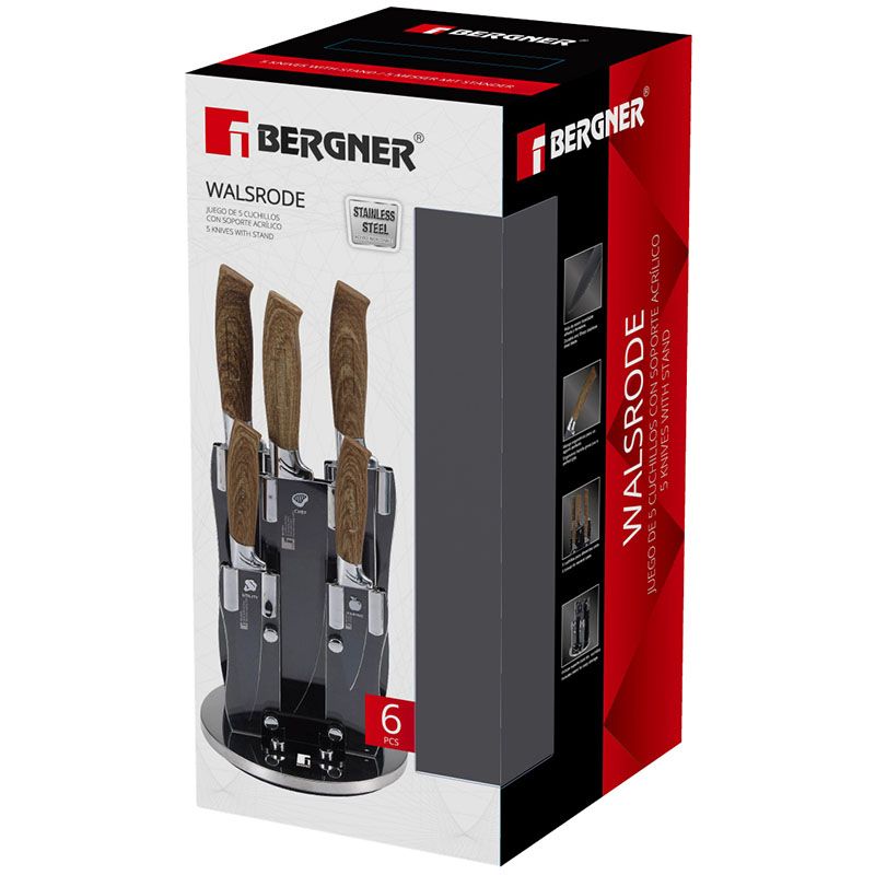 Bergner Messenset met houder