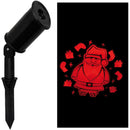 LED Projector kerstman