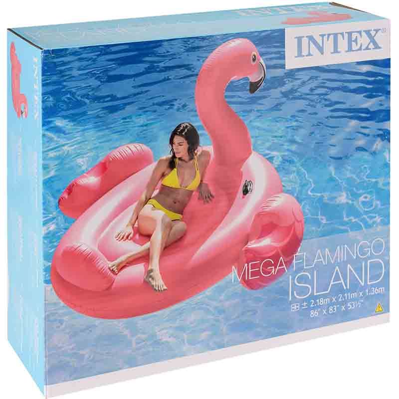 Intex Mega Opblaasbaar Flamingo Eiland - 218cm