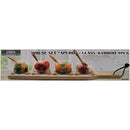 Amuse-Tapasset met bamboe dienblad