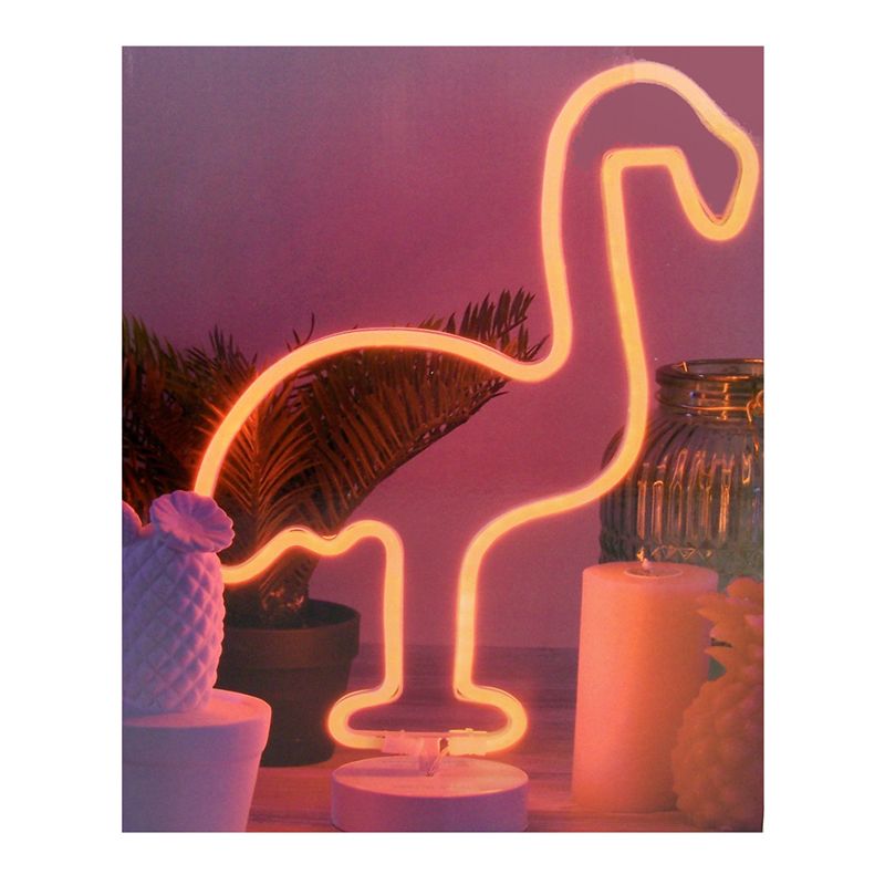 Decoratielamp flamingo - 42cm