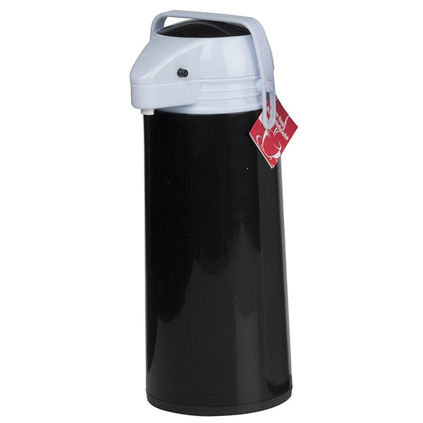 Thermoskan met pomp - 1.9 liter - Zwart