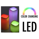 Kleurveranderende LED-kaarsen met afstandsbediening - set van 3