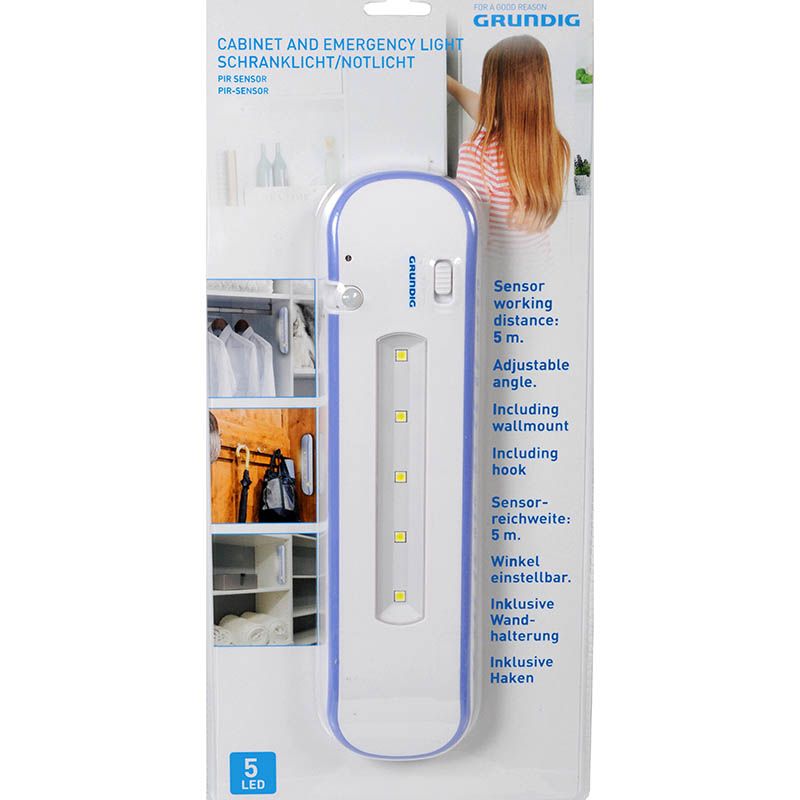 Grundig Kast-/noodverlichting 5 LED's