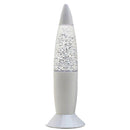 Shake & Shine glitterlamp 15cm wit