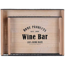 Dienbladen "Wine Bar" - 2 stuks