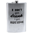 Mega Heupfles 1.8 liter - "I don't get drunk"