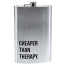 Mega Heupfles 1.8 liter - "Cheaper than therapy"