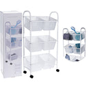 Badkamer trolley met 6 manden