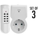 Draadloze Contactdozen Schakelaar 3st.