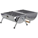 Cilinder Barbecue met dubbel grilloppervlak