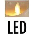 LED-kaars met laserfunctie - 12.5cm