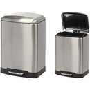 Duett Pedaalemmer - 6 liter - metaal - chroom