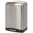 Duett Pedaalemmer - 6 liter - metaal - chroom