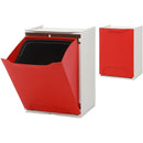 Duett - Afvalbak voor Recycling - Vrijstaand - Stapelbaar - Wandmontage - Rood