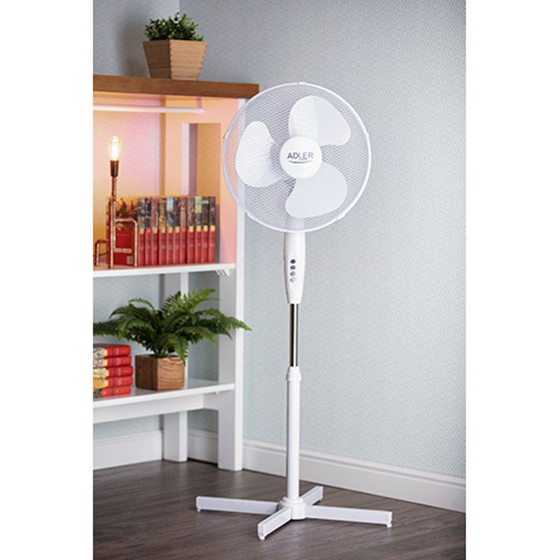 Adler AD7305 - Staande ventilator - wit