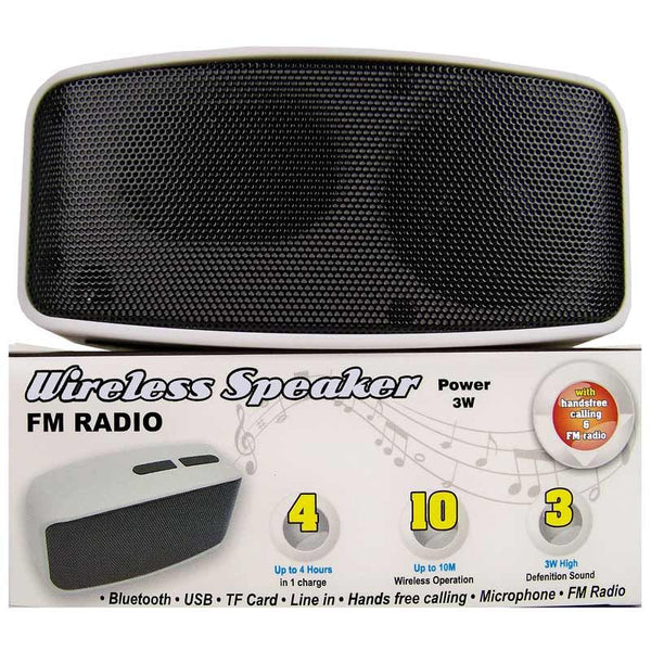 Compacte Bluetooth speaker met radio