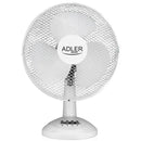 Adler AD7303 - Tafelventilator wit - 30cm