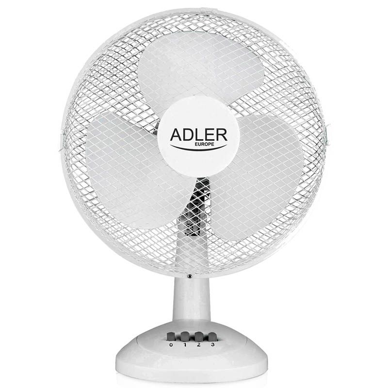 Adler AD7303 - Tafelventilator wit - 30cm