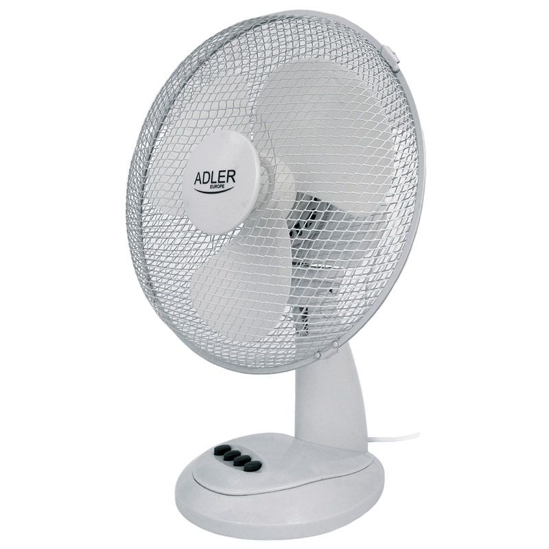 Adler AD7303 - Tafelventilator wit - 30cm