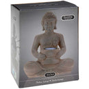 Boeddha 28cm met solarlamp