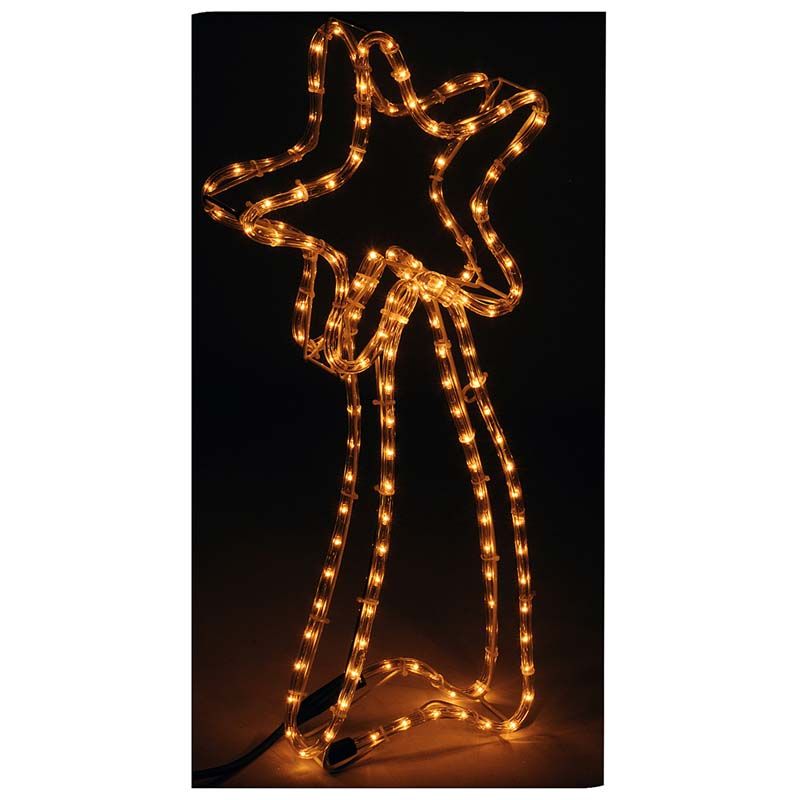 Slangverlichting ster kerstmis lichtslang 4 meter 63x9x27cm
