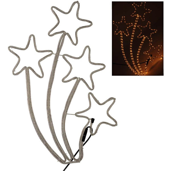 Kerststerren -Slangverlichting  - 72 cm