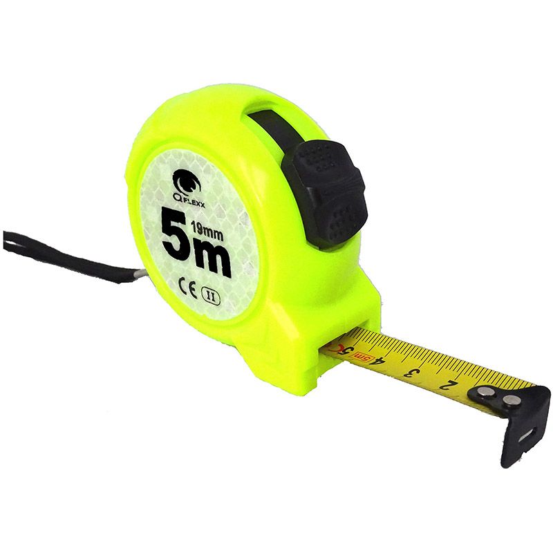 Q Flexx Rolbandmaat High-Viz 5 meter-19mm