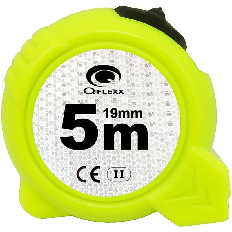 Q Flexx Rolbandmaat High-Viz 5 meter-19mm