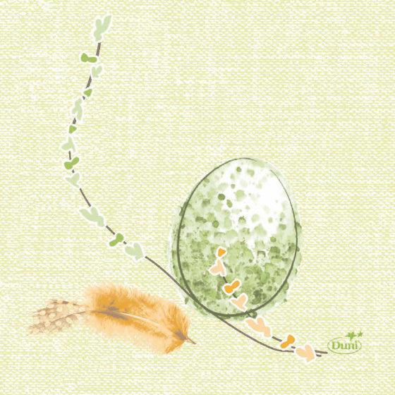 Duni servetten Easter Pasture 3-laags 24x24
