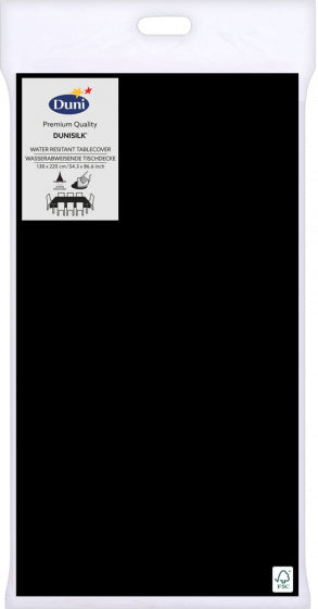 Duni tafellaken Black 138x220
