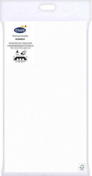 Duni tafellaken White 138x220cm