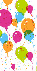 Duni Papieren Tafellaken Splash Balloons 120x180 cm