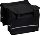 dubbele fietstas zwart 26 liter