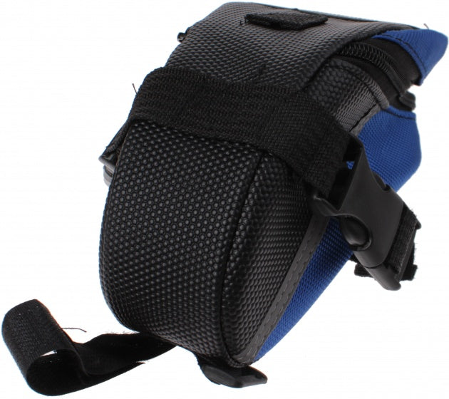 zadeltas 0,5 liter blauw/zwart