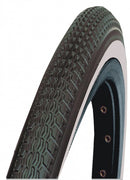 Buitenband Dutch Perfect 24 x 1 3/8" / 37-540 - zwart met reflectie