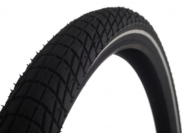 Buitenband Dutch Perfect 20 x 2.00" / 50-406 anti-lek - zwart met reflectie