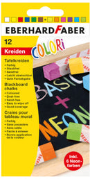 Eberhard Faber EF-526012 Bordkrijt Vierkant 12 Stuks