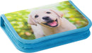 etui Hond junior 19,6 cm polyester blauw 42-delig