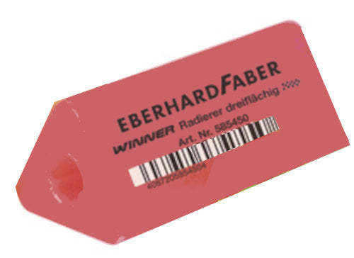 gum Winner driehoekig rubber roze