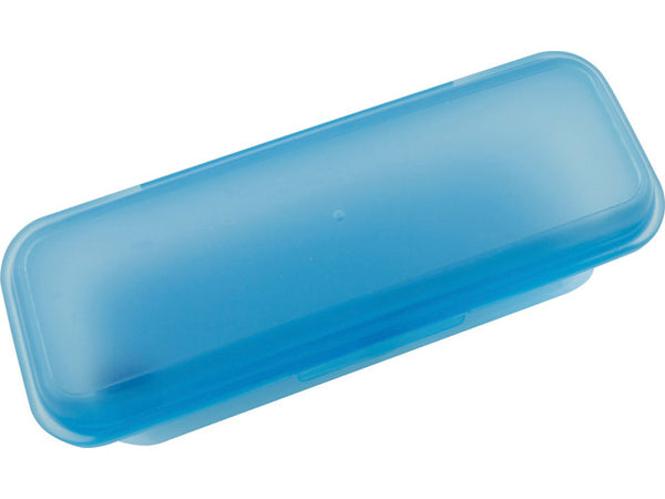 opbergdoos penselen junior 19,5 x 7 x 4 cm blauw