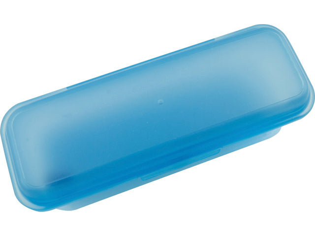 opbergdoos penselen junior 19,5 x 7 x 4 cm blauw