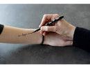 tattoostiften Brush en Kalligrafie zwart 4 stuks