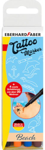 tattoostiftenset Beach junior 8-delig